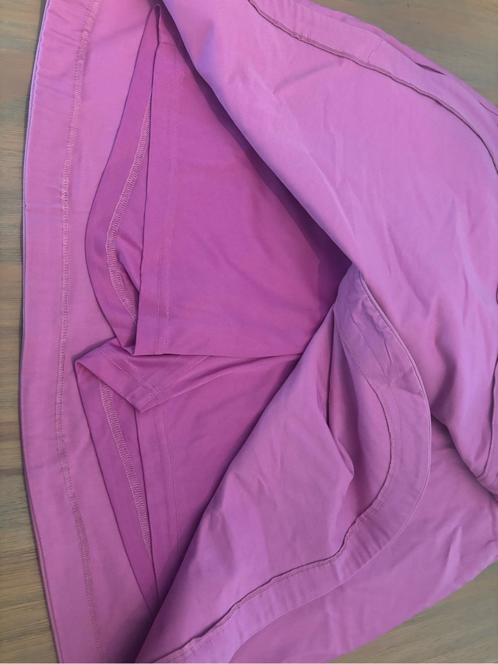 NWOT TRIBAL Pink Front-Wrap Golf Skort Size 14W Curved Hem Active Shorts - Picture 8 of 8